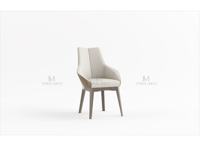 Silla 1x sala de estar Silla tapizada Sillón Sala de estar Lounge Club Cuero Textil