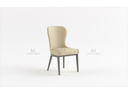 Sala de estar 1 silla Verdaderas sillas Asiento Acolchado Respaldo Diseñador Sillón de cuero moderno
