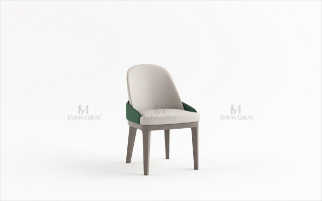 Silla 1x comedor Acolchado Sillón de salón Club de TV Textil Asiento Silla