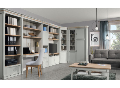 Armario esquinero, montaje, montaje de armarios de pared, muebles de diseño.