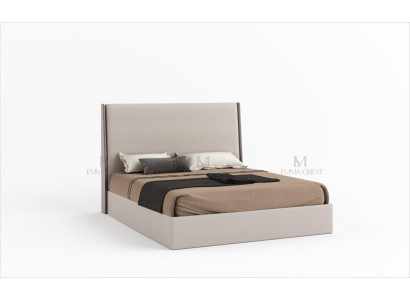 Diseño Cama Dormitorio Camas Textil Hotel Lujo Tapizado Asiento Tela Muebles