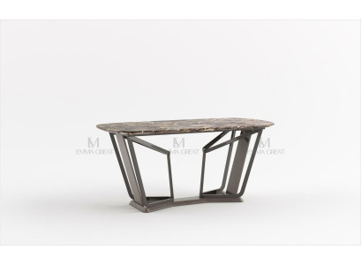 Diseño de mesa de comedor de mármol, mesa de piedra, mesas de comedor modernas, muebles 180x90 tablas
