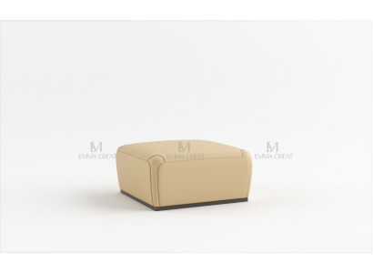 Taburete Pouf Reposapiés Taburete Taburete tapizado Taburete de asiento Taburete de acompañamiento de cuero