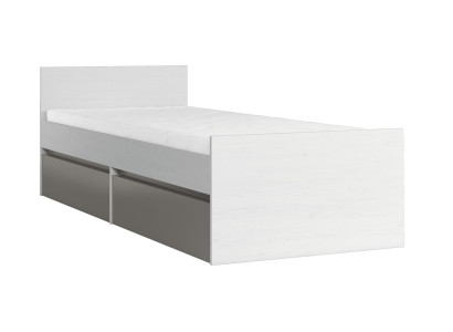Cama juvenil Cama infantil Diseño para niños Moderno cama de 90 cm con cajón de cama Nuevo