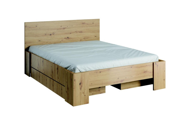 Cama clásica Cama matrimonial Doble cama Cama de madera Dormitorio rural Hotel