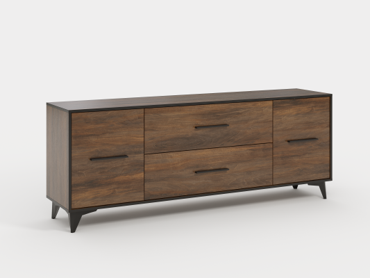 Sala de estar muebles de madera aparador bajo para TV mueble rtv muebles italianos nuevo