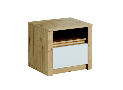 Mesita de noche Cómoda Trabajo artesanal Muebles de madera Mesita de noche Moderno