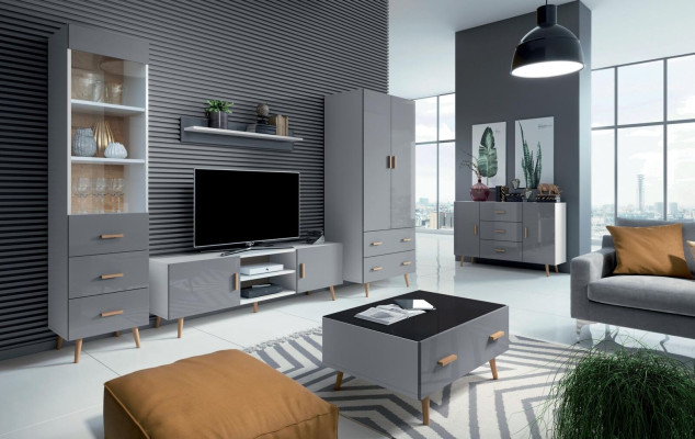 Diseño de armario de dormitorio de madera armarios de pared ropa de lujo muebles de madera nuevos