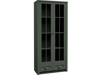 Vitrina de casa de campo Vitrina hecha a mano Armario de sala de estar Vitrina de madera Nuevo