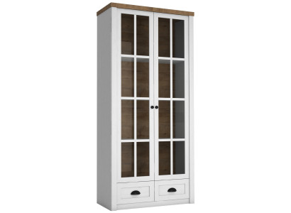 Clásico Vitrina de cristal Bar Mueble de madera Armario de vidrio Aparador Vitrina Aparador Sala de estar