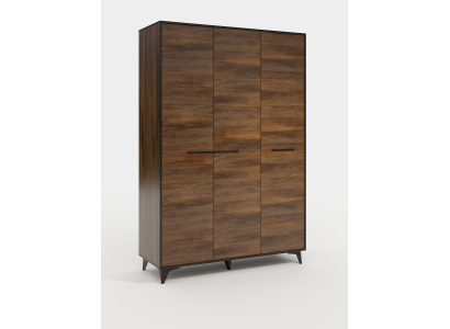 Armario de madera maciza hecho a mano Armario de madera Armario de ropa de madera Dormitorio Madera Nuevo