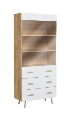 Muebles modernos Armario Mueble Mueble para libros Estante Vitrina - Modelo Brillo