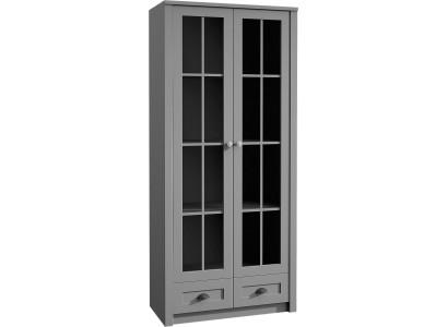 Vitrina estantería archivador vitrina antiguo lujo armario madera muebles armarios