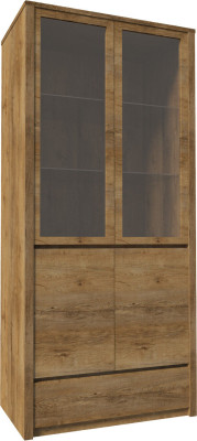 Vitrina de cristal Gabinete de cristal Armarios Armario Madera Muebles Nuevo Vitrinas Armario de madera Nuevo