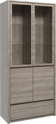 Comedor Madera Sala de estar Muebles Vitrina Cómoda Vitrinas Gabinete de vidrio Armarios