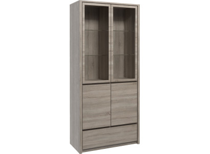 Comedor Madera Sala de estar Muebles Vitrina Cómoda Vitrinas Gabinete de vidrio Armarios