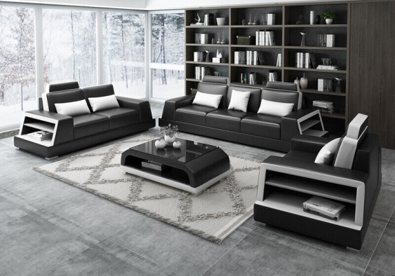 Sofás Sofá Tapizado Conjunto de sofá Sofás modernos de cuero sintético Decoración de sofá