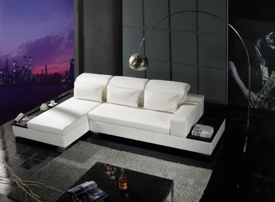 Sofá esquinero sofá en forma de L sofá conjunto de muebles de sala de estar acolchado sofá