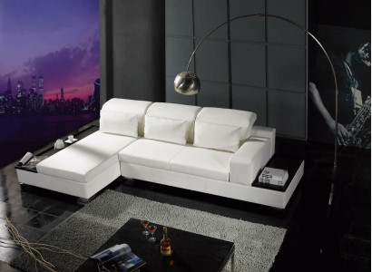 Sofá esquinero sofá en forma de L sofá conjunto de muebles de sala de estar acolchado sofá