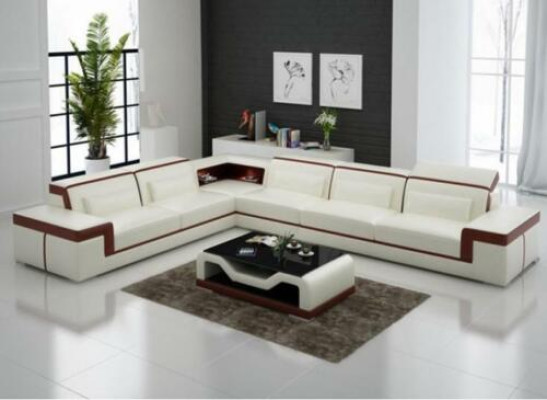 Sofá de diseñador Sofá esquinero de cuero Textil Sofá conjunto Sofá de salón Tapizado