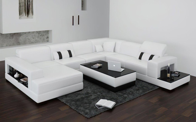 Sofá esquinero Sofá Sofá Tapizado Decoración Sofá rinconera de cuero Conjunto