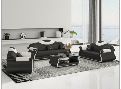 Conjunto de sofás de 3+2+1 plazas Muebles de sofá 3 piezas Sofá cama sofá Sofá acolchado