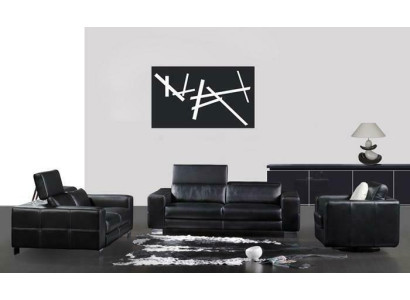 Conjunto de sofás sofá de cuero sofá asiento juego de sofá acolchado sofá 3 piezas sillón sofás