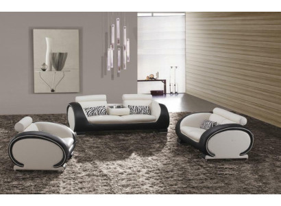 Sofá conjunto de 3+2+1 plazas diseño sofás tapizados de cuero sofás modernos