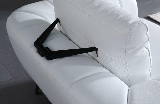 Juego completo de cuero - Sofás de diseñador elegantes, muebles para el salón.