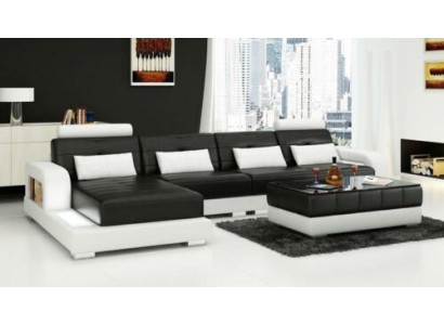 Sofá esquinero Sofá Sofá Sofá de cuero Asiento Esquina Conjunto Tapizados Sala de estar