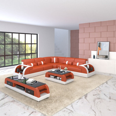 Sofá de diseño sofá tapizado conjunto de sala de estar sofá de esquina sofá en forma de L