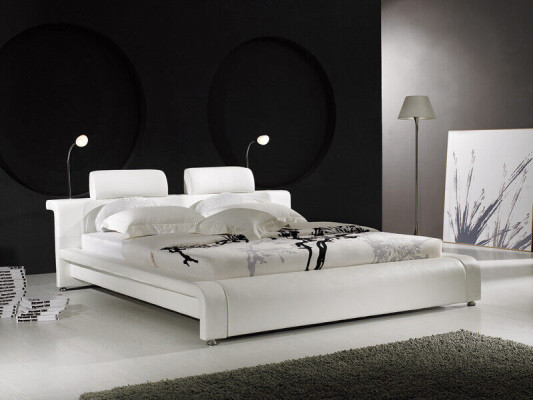 Diseño cama doble cama de cuero camas cama tapizada cuero dormitorio matrimonial