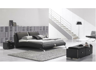 Cama moderna, cama tapizada, cama doble, conjunto de camas de diseñador 180x200cm