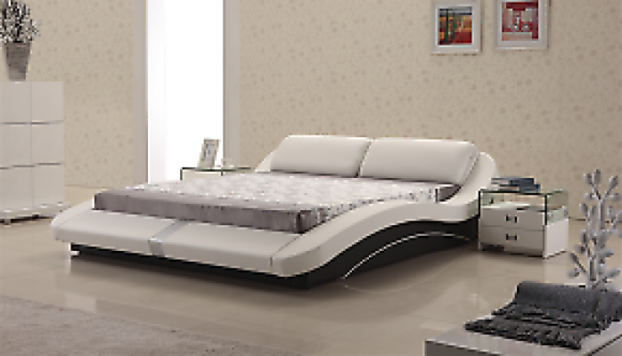 Lujo Cuero Diseño Camas Dobles Modernas Cama Matrimonial Decoración Exclusiva