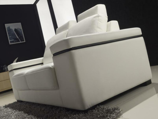 Sofá de 2 plazas diseño sofás modernos tela tapizado asiento dos plazas cuero nuevo