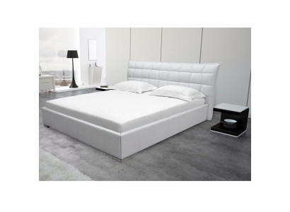 Cama de diseño de cuero, camas dobles de lujo, marco de hotel moderno de matrimonio restación.