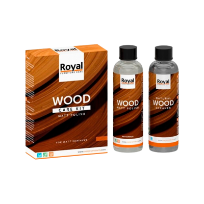 Oranje Royal Limpiador de Cuidado de Madera Pulido Mate Kit de Inicio Limpiador de Madera 2 x 75 ml