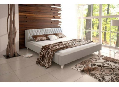Cama Camas Cama doble Dormitorio Matrimonio Cuero Acolchado Cama Cama doble - GRENADA