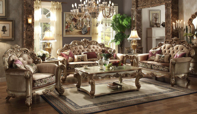 Conjunto de sofás de 3 plazas y 2 plazas. Clásico conjunto de muebles para sala de estar con sofás y cojines acolchados.