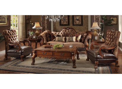 Sofá conjunto completo Sala de estar Conjuntos de muebles 3 + 1 asiento Sofá tapizado