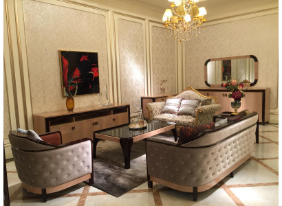 Sofá set de sofá 3+1 plazas Diseño Moderno Sofá Conjunto de muebles asientos Nuevos