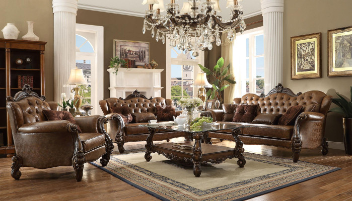 Sofá Chesterfield de tela de 3 plazas y 2 plazas, conjunto de sofás de diseño.