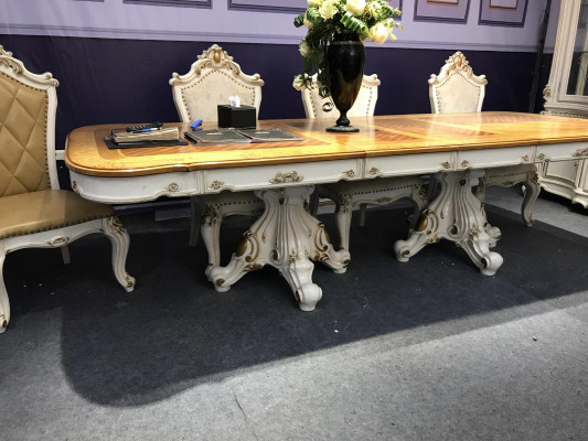 Estilo barroco rococó muebles mesa de comedor mesas comedor juego tallado
