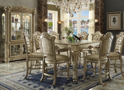 Vitrina noble de estilo antiguo barroco rococó, armario decorativo escaparate salón