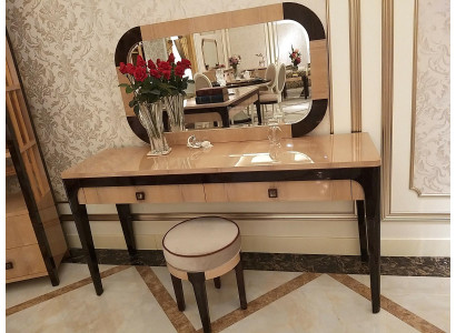 Mesa Consola Espejo Cómoda Tocador Dormitorio Taburete Conjunto