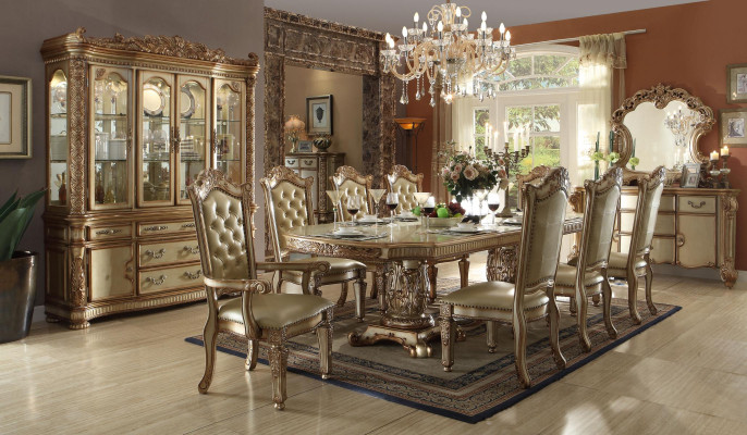 Real mesa de comedor mesa madera mesas rococó barroco comedor antiguo estilo
