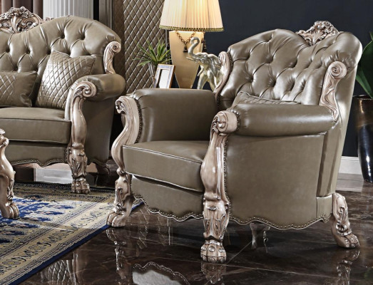 Sofá individual barroco, sofá tapizado, sofá para televisión, diseño de sala de estar nuevo