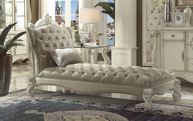 Chesterfield Chaiselongues Sofá Cama Chaise Club Reláx Reposar Cuero Textil nuevo