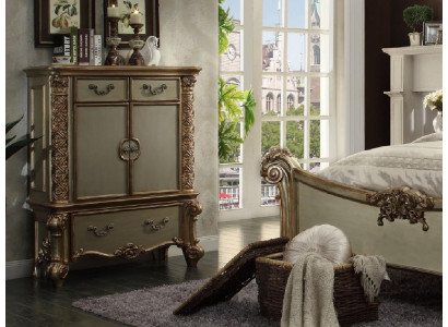 Buffet cómoda cómodas gabinete barroco rococó aparador consola oro madera nuevo