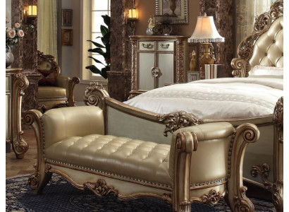 Sofá de chaise longue estilo antiguo de recámara noble Chesterfield